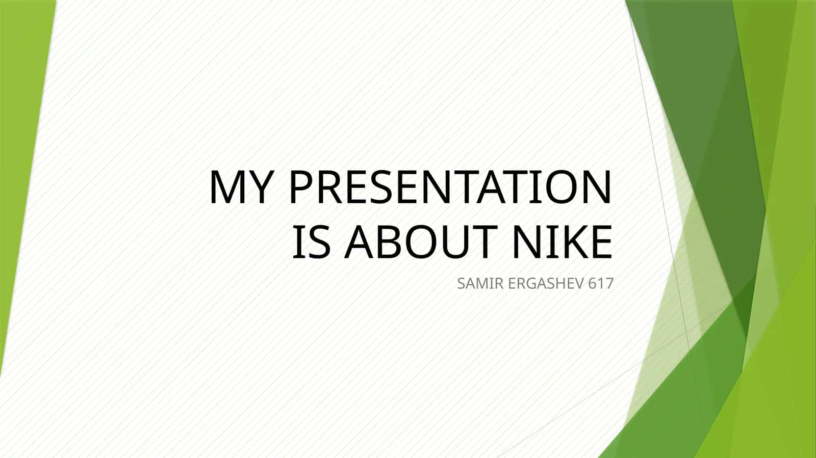 MY PRESENTATIONIS ABOUT NIKE 1