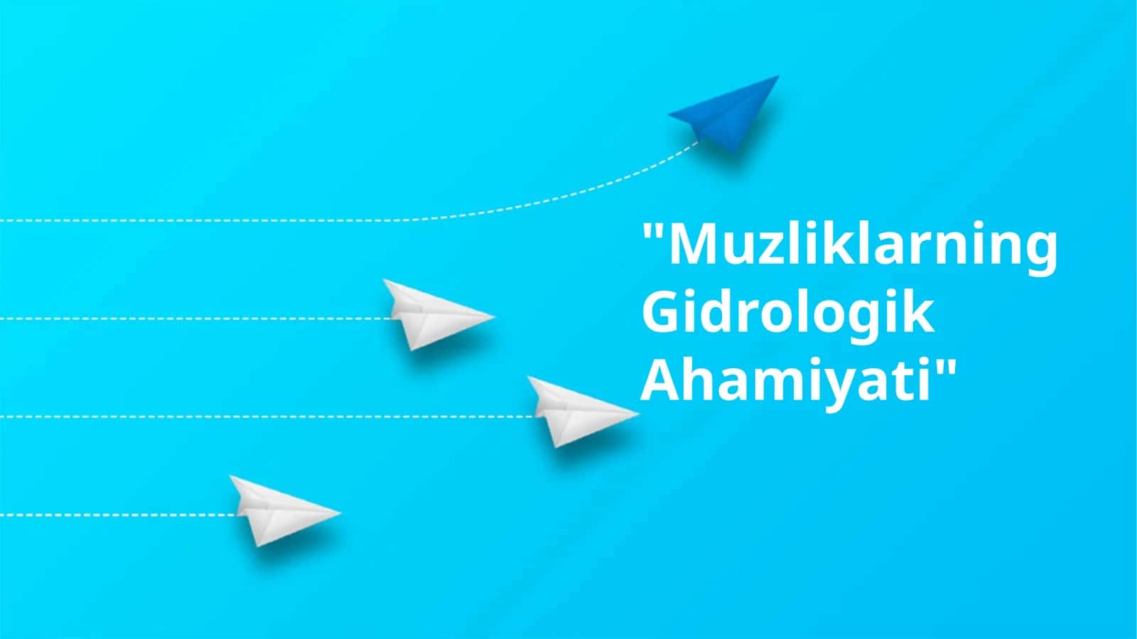 Muzliklarning Gidrologik Ahamiyati 1