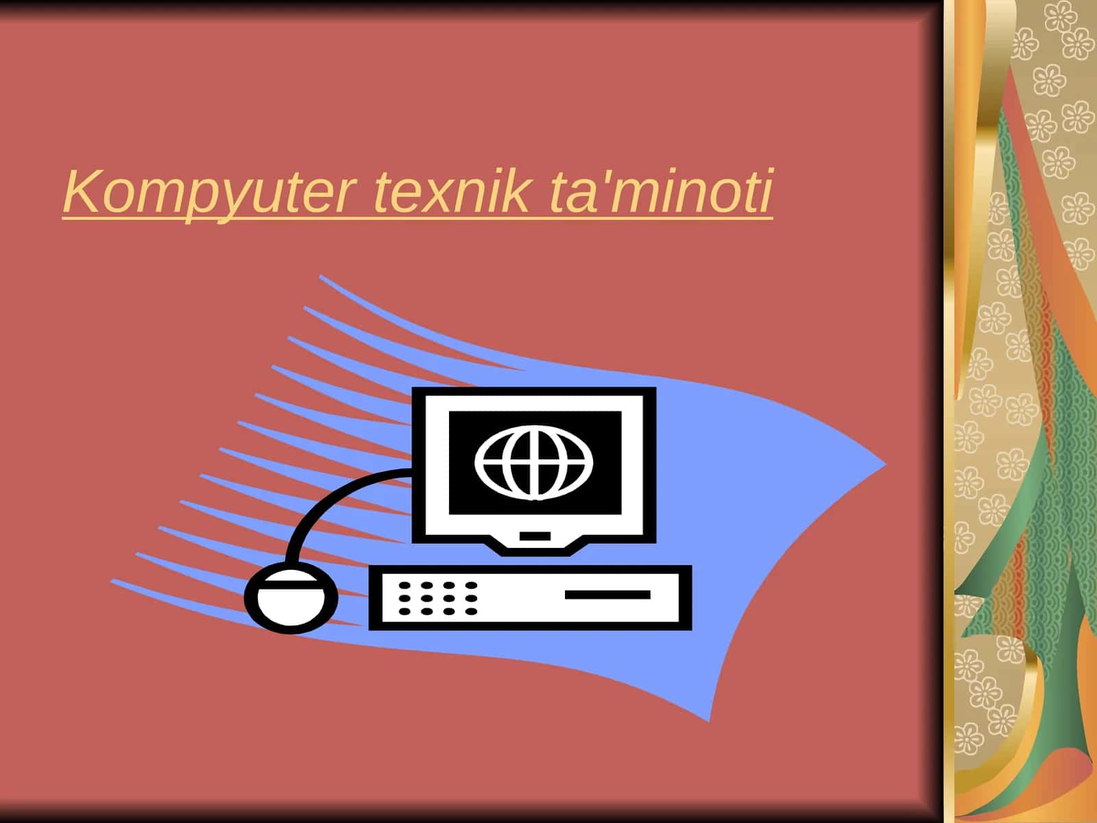 Kompyuter texnik ta'minoti 1