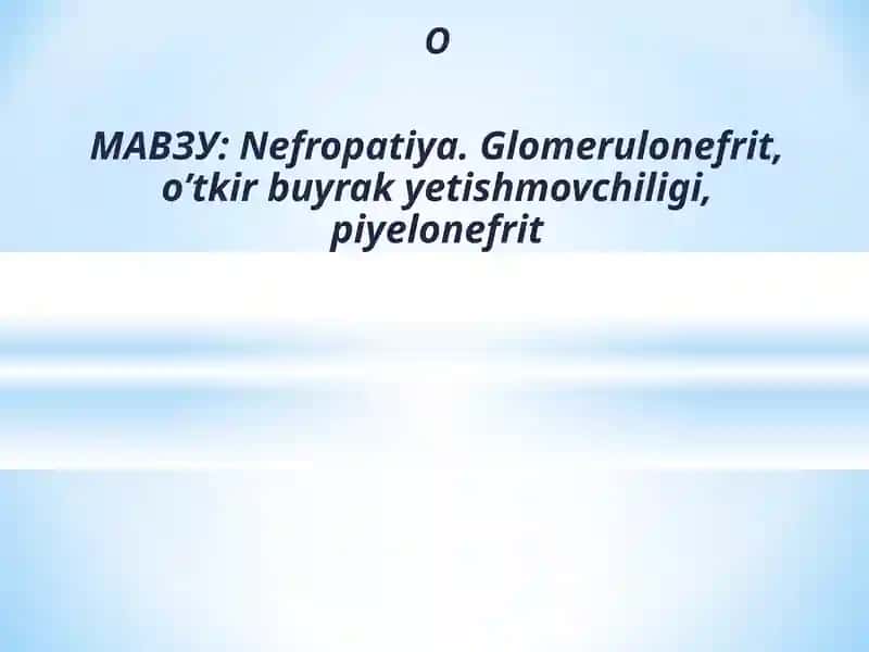 Nefropatiya