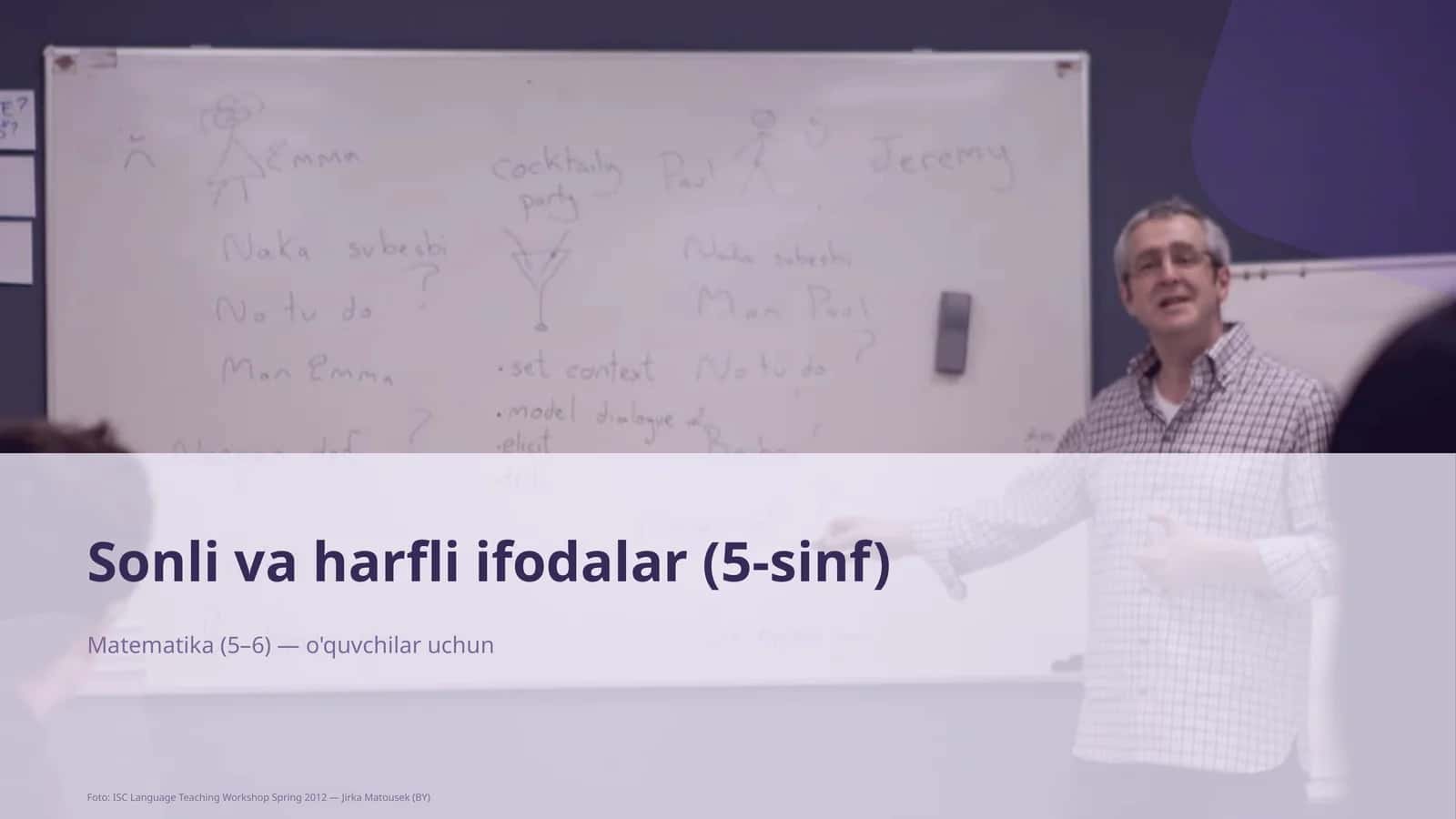 Sonli va harfli ifodalar (5-sinf) 1