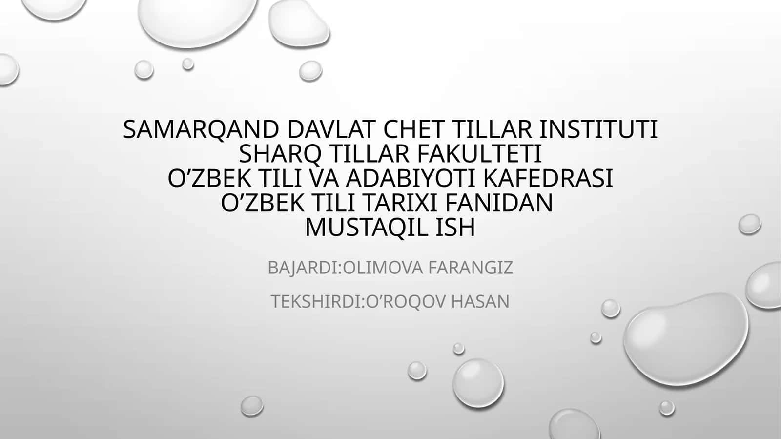 Eski o’zbek tilida sonlarning ifodalanish shakllari va turlari 1