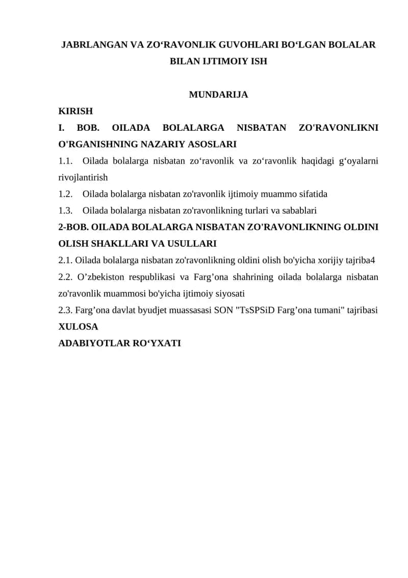 ADABIYOTLAR RO‘YXATI 1