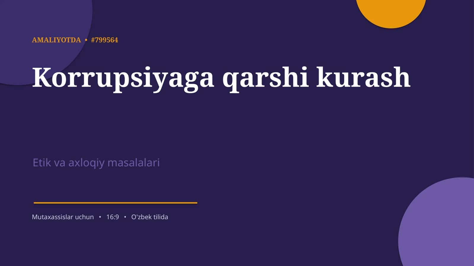 Korrupsiyaga qarshi kurash 1