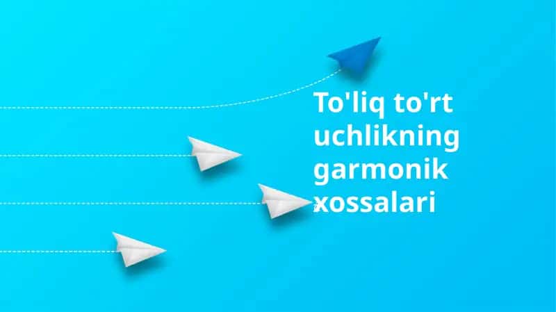 To'liq to'rt uchlikning garmonik xossalari 1