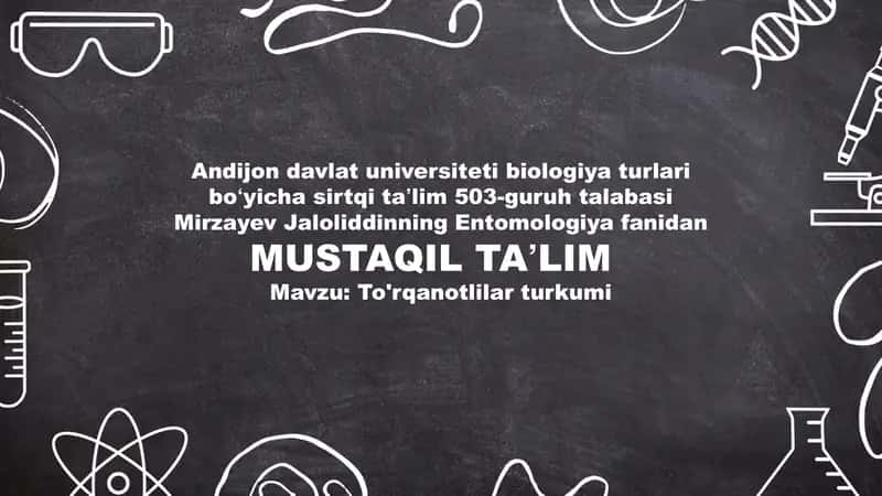 To'rqanotlilar turkumi 1