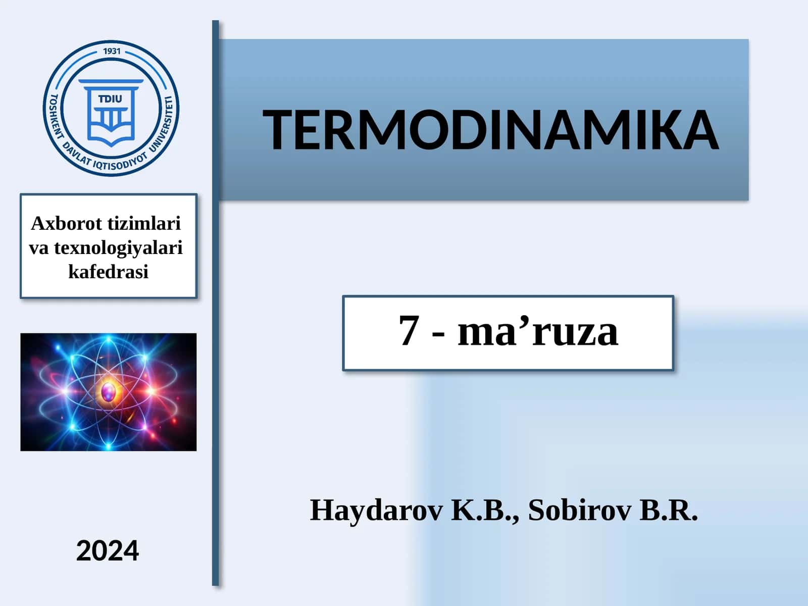 TERMODINAMIKA 1