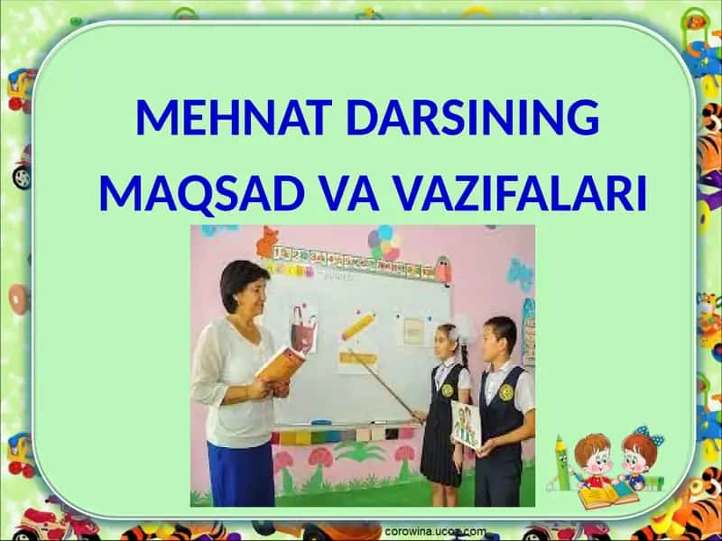 Mehnat Darslari 1