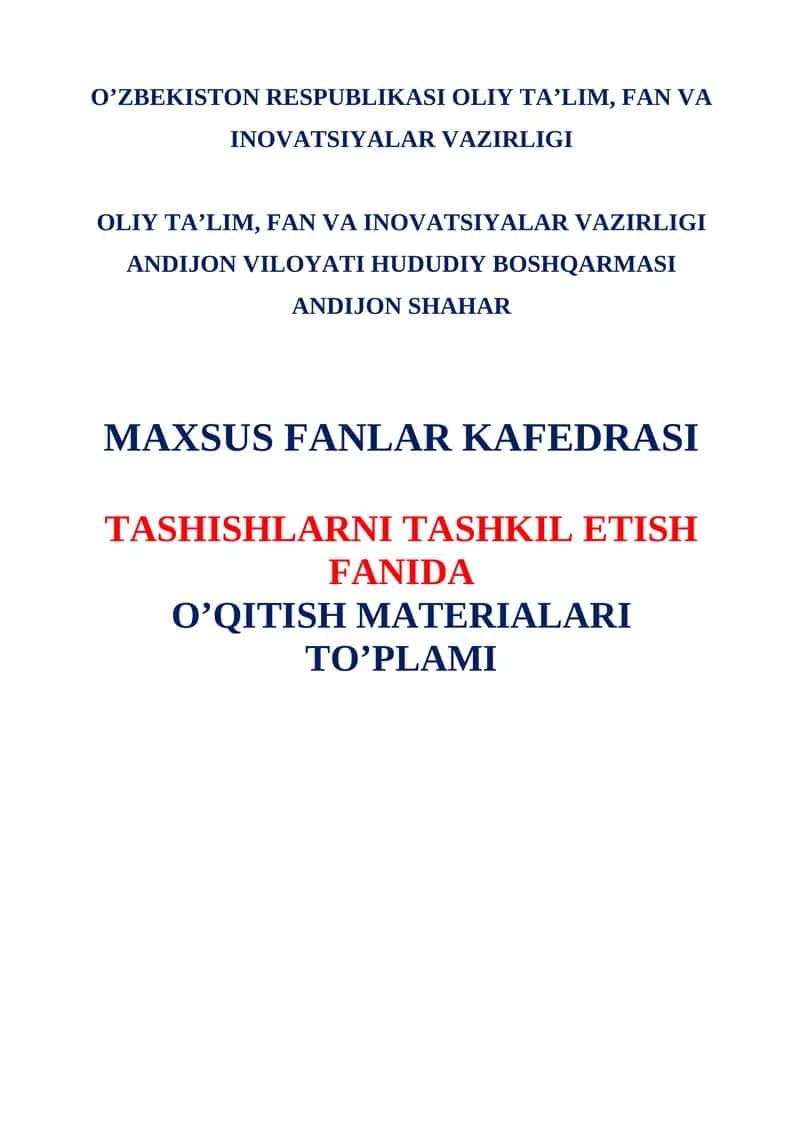 Tashishlarni tashkil etish 1