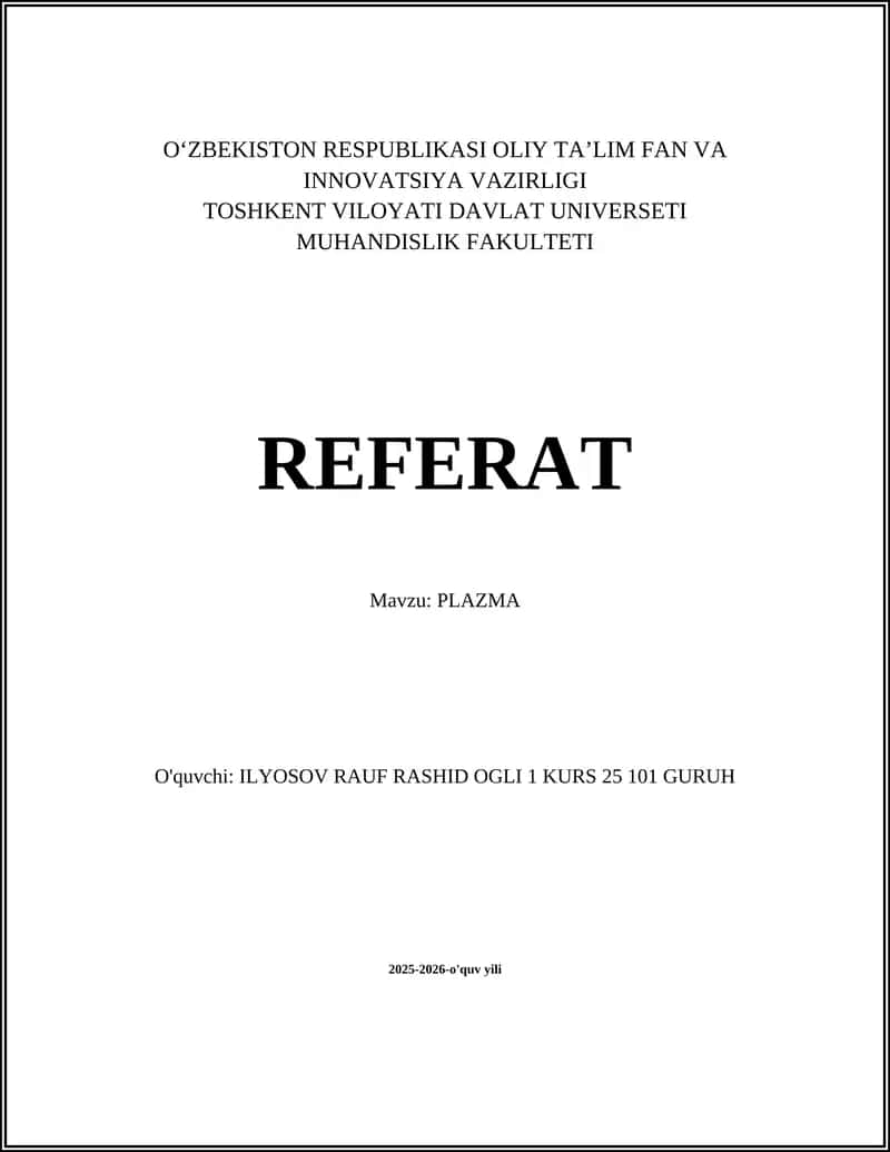 PLAZMA 1