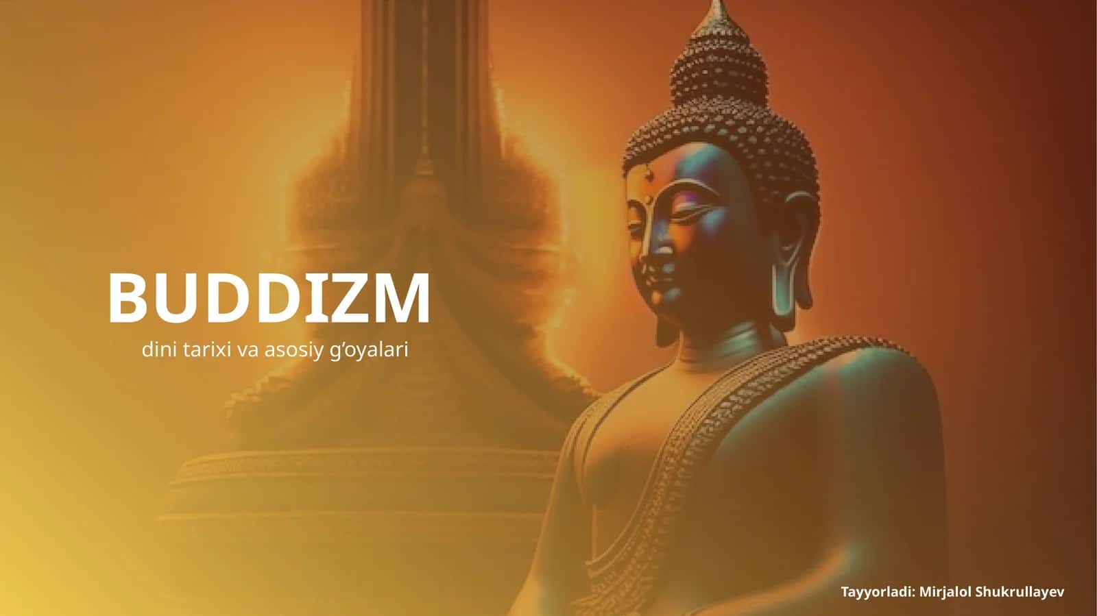 Buddizm taqdimot 1