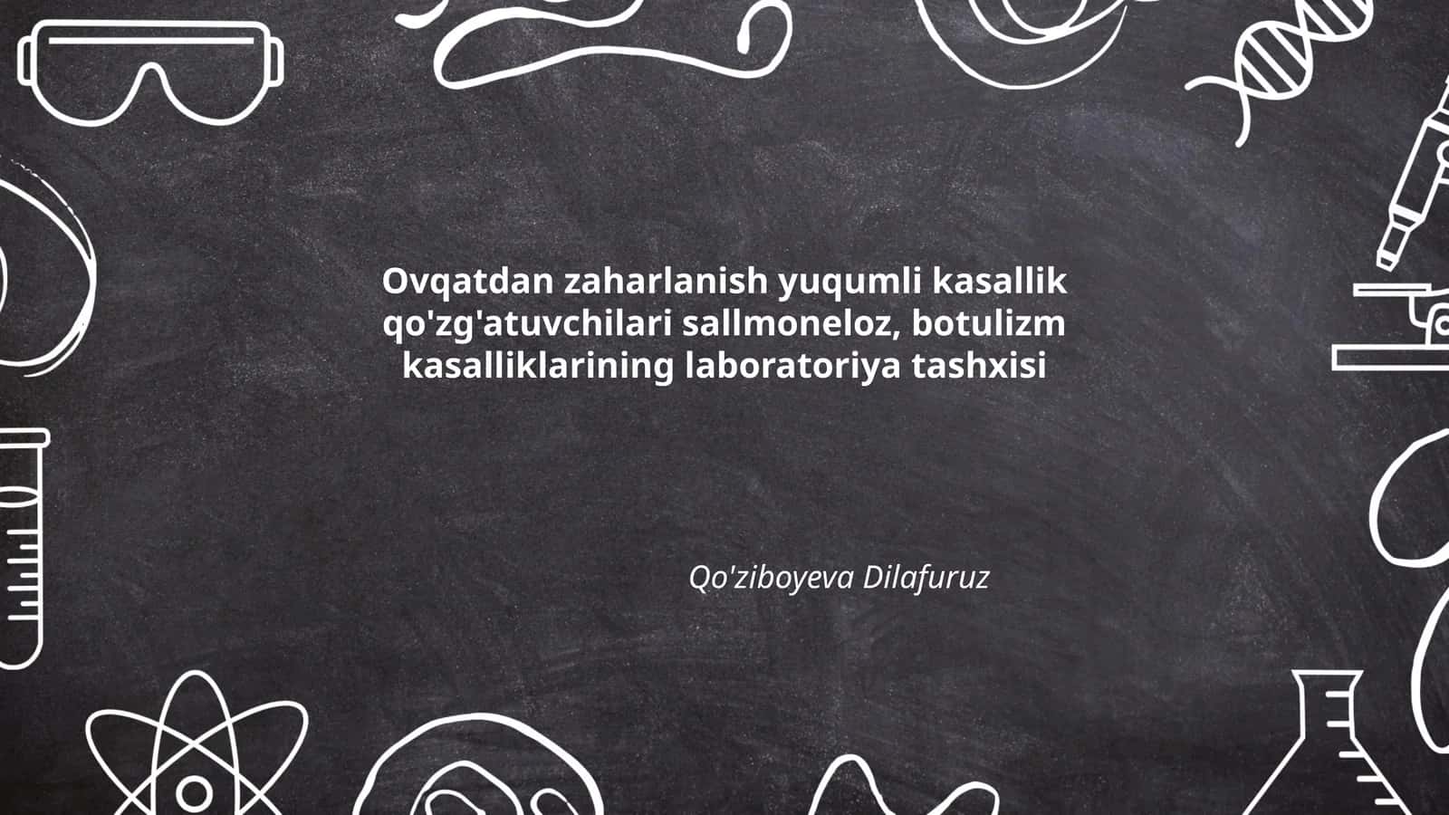 Salmonelloz: namunalar yig‘ish va transport qoidalari laboratoriya tashxisida 1