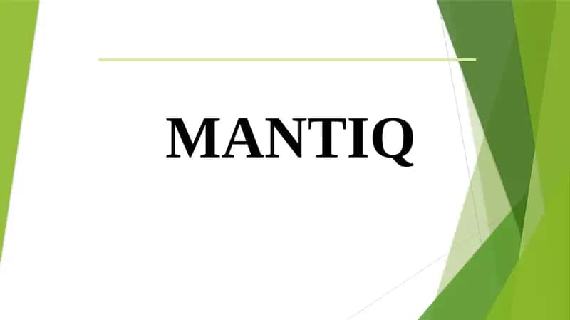 MANTIQ 1