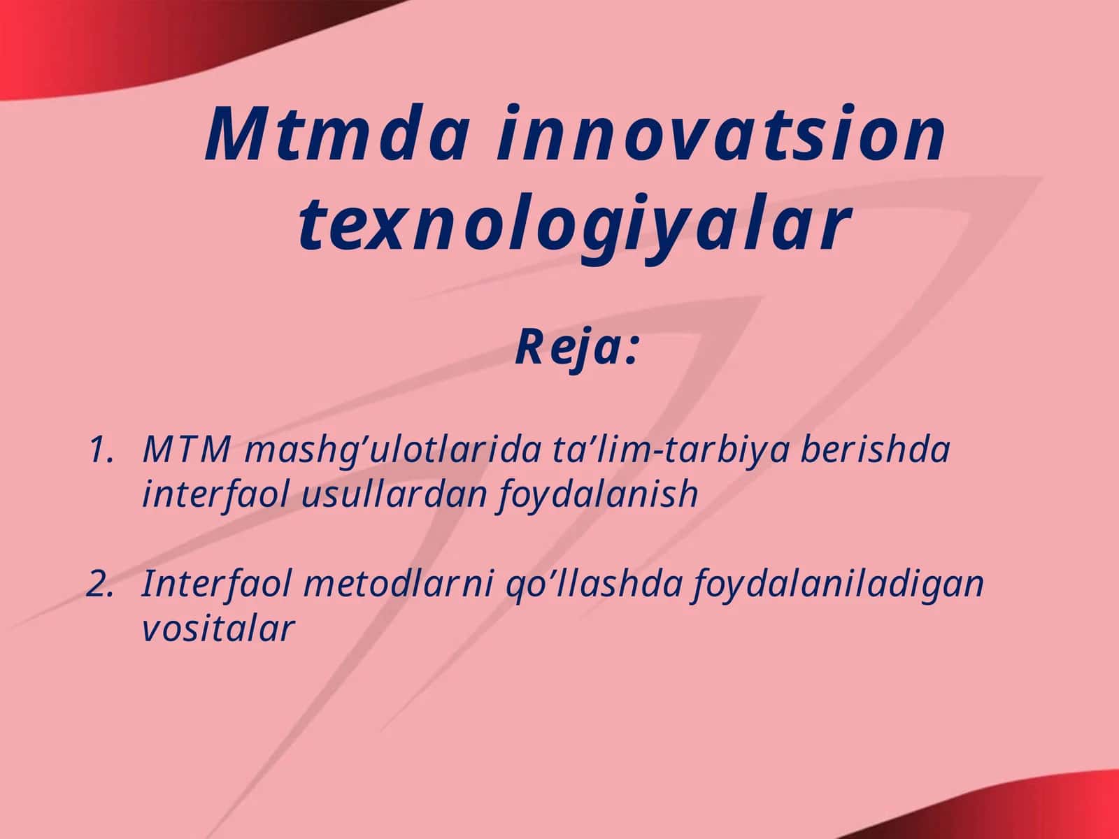 Mtmdainnovatsiontexnologiyalar 1