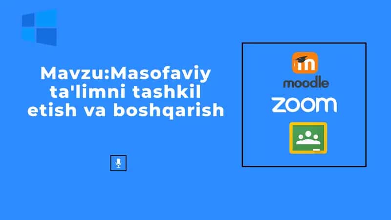 Masofaviy ta'limni tashkilotish va boshqarish 1