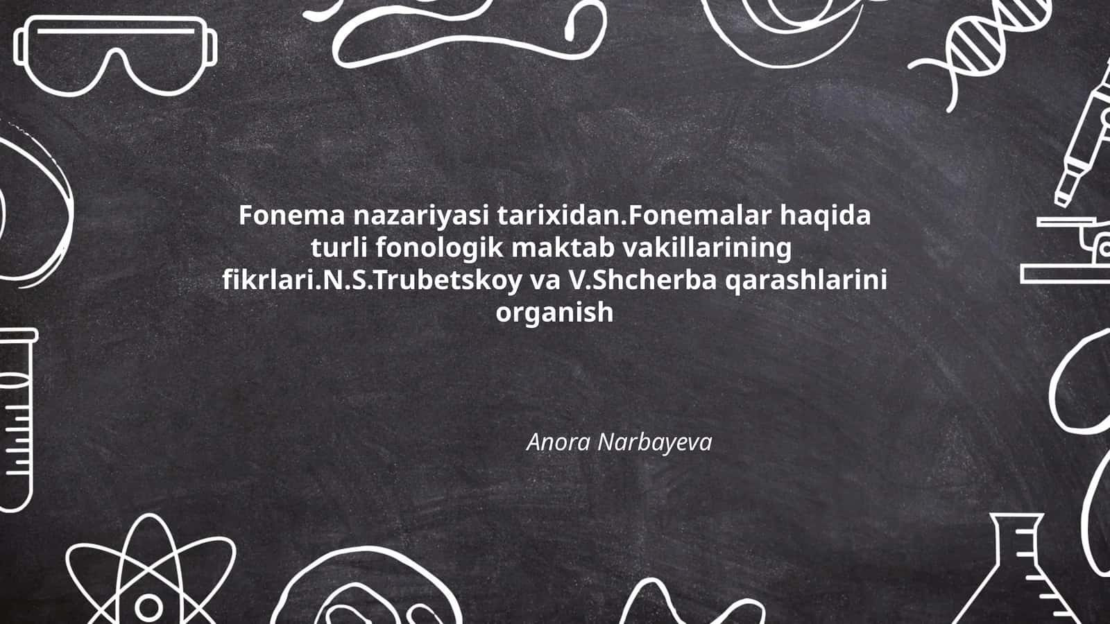 Fonema nazariyasi tarixidan 1