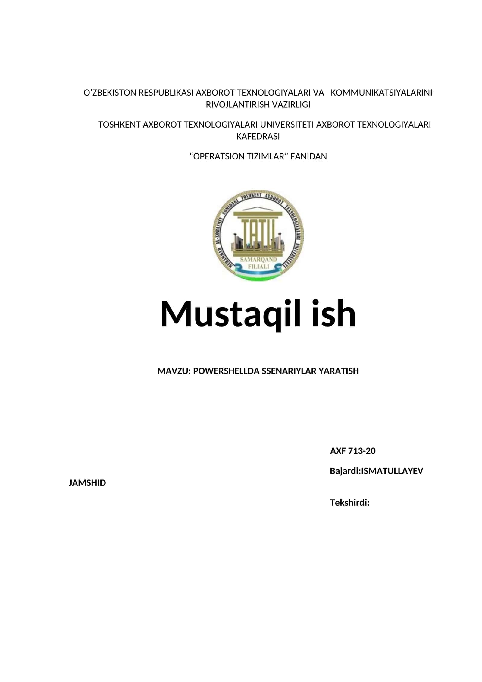 POWERSHELLDA SSENARIYLAR YARATISH 1
