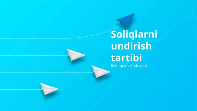 Soliqlarni undirish tartibi 1