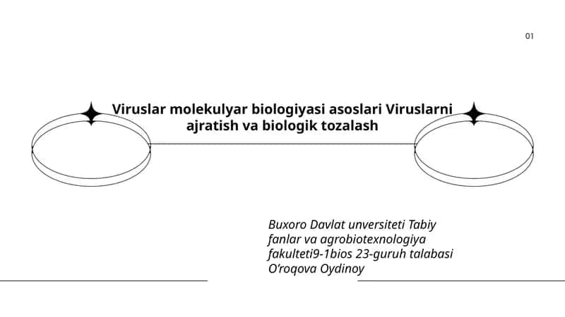 Viruslar molekulyar biologiyasi asoslari 1