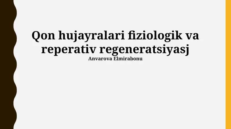 Suyak regeneratsiyasini buzuvchi omillar 1