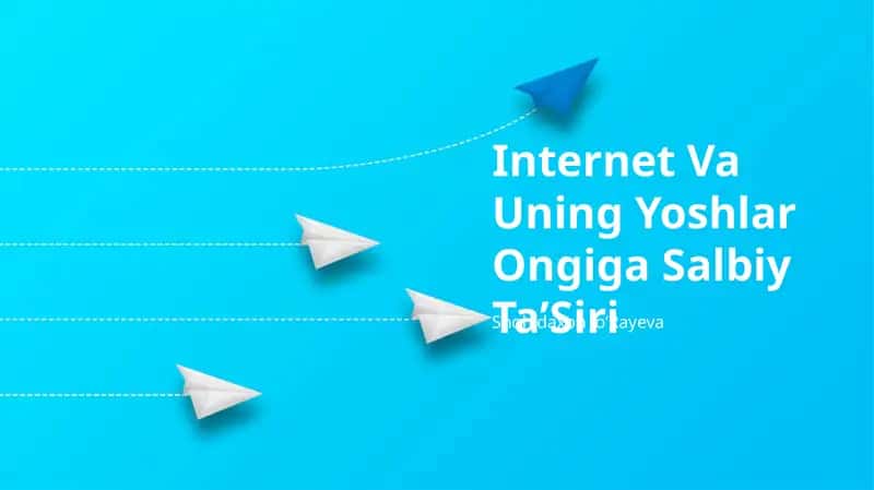 Internet Va Uning Yoshlar Ongiga Salbiy Ta’Siri 1