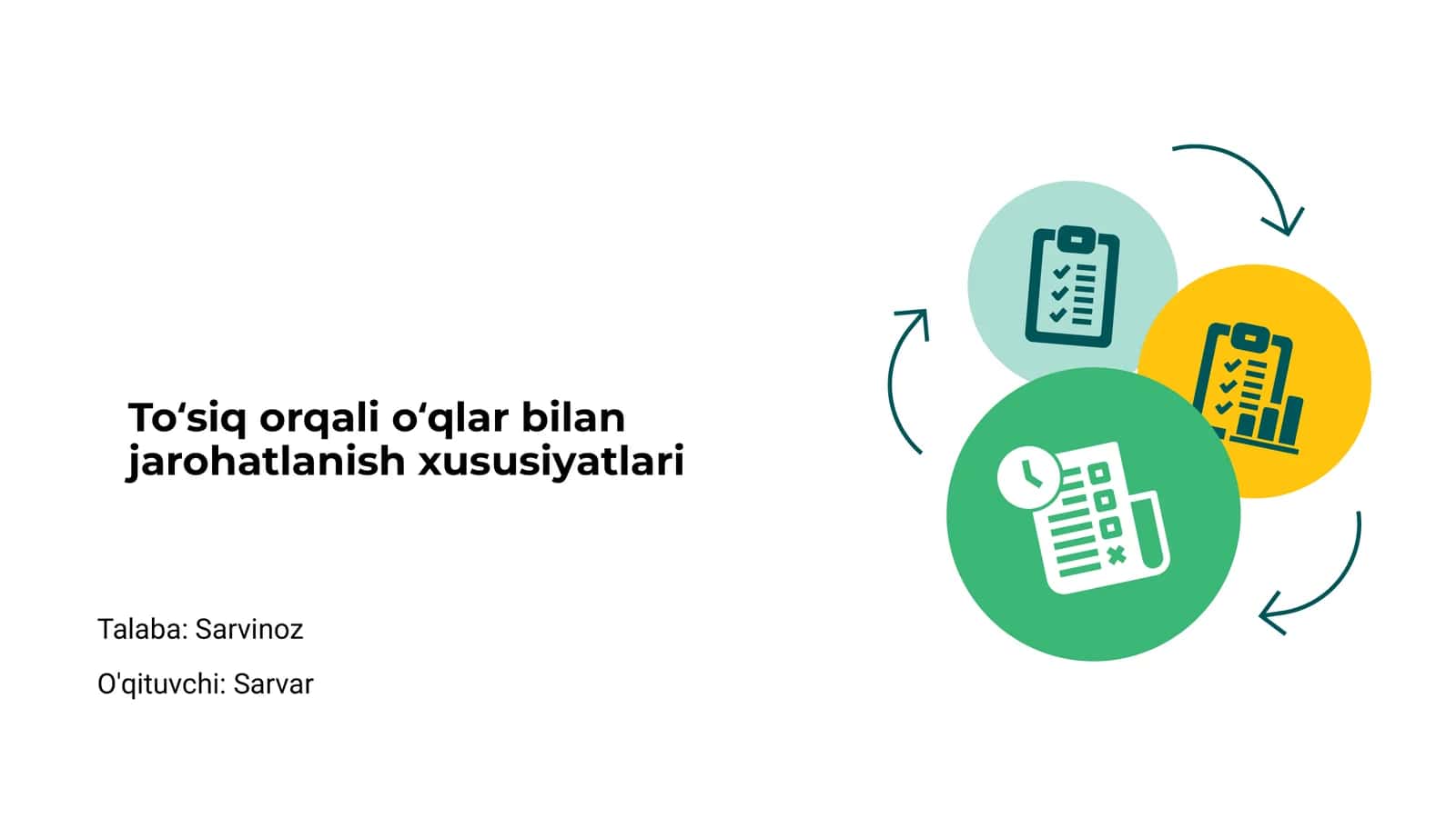 Toʻsiq orqali oʻqlar bilan jarohatlanish xususiyatlari 1