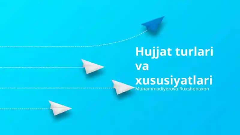 Ishchi hujjatlar
