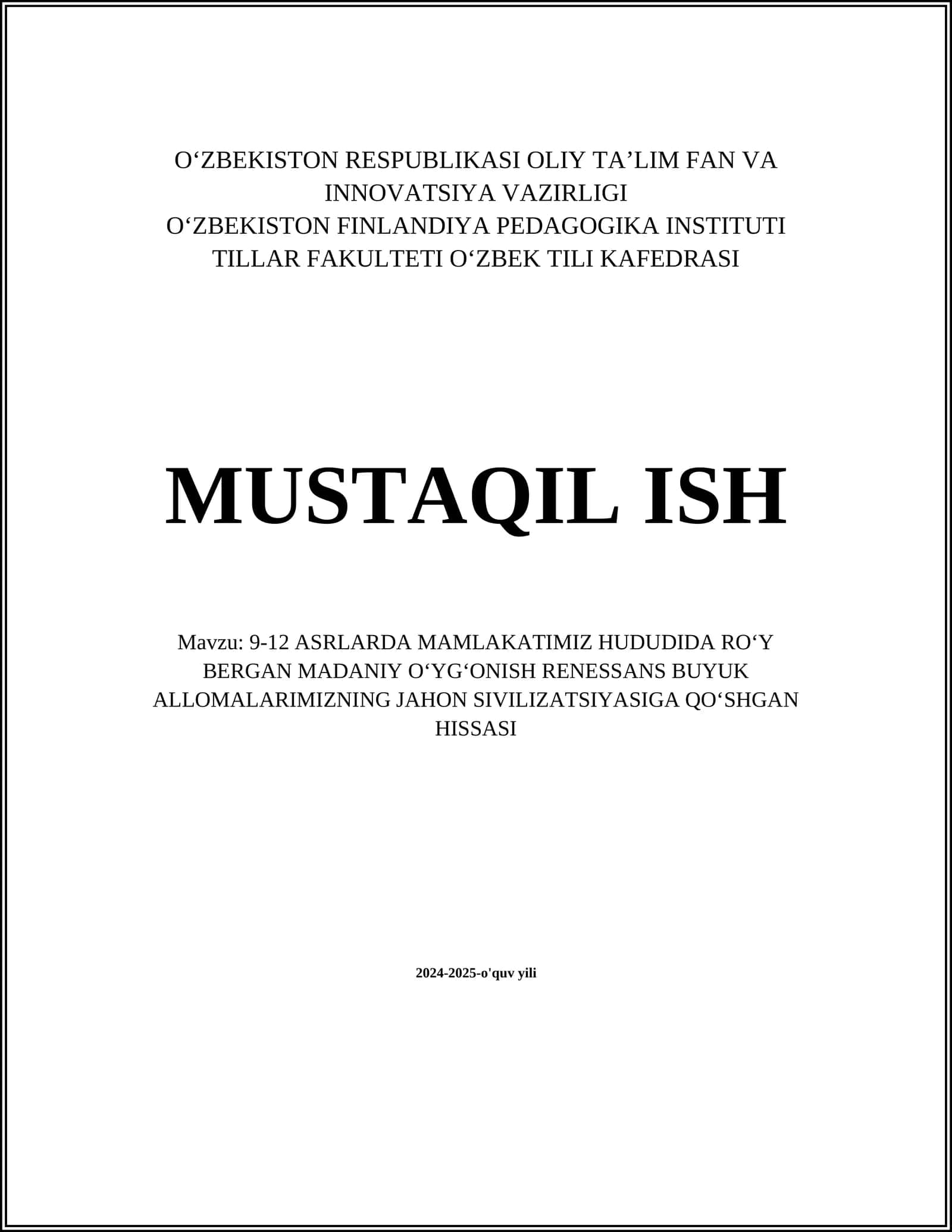 Ibn Sino va tibbiyot ilmi rivoji 1
