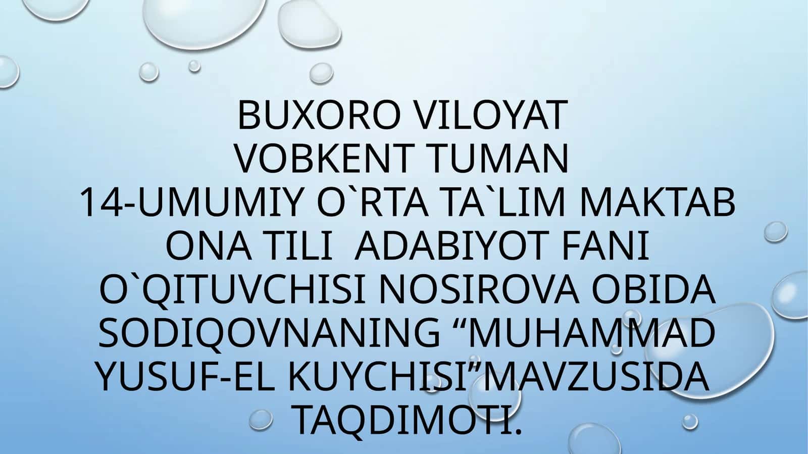 Muhammad Yusuf – elsuyganshoir 1