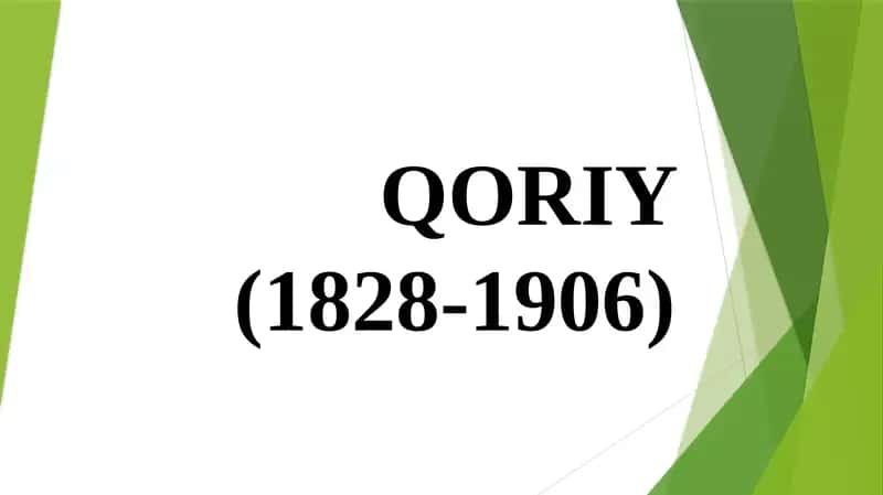 QORIY (1828-1906) 1