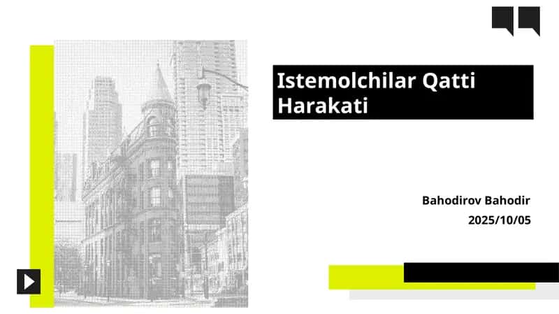 Istemolchilar Qatti Harakati 1