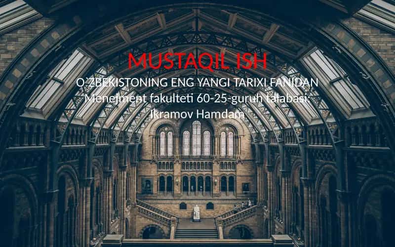 O`zbekiston va Jahon hamjamiyati 1