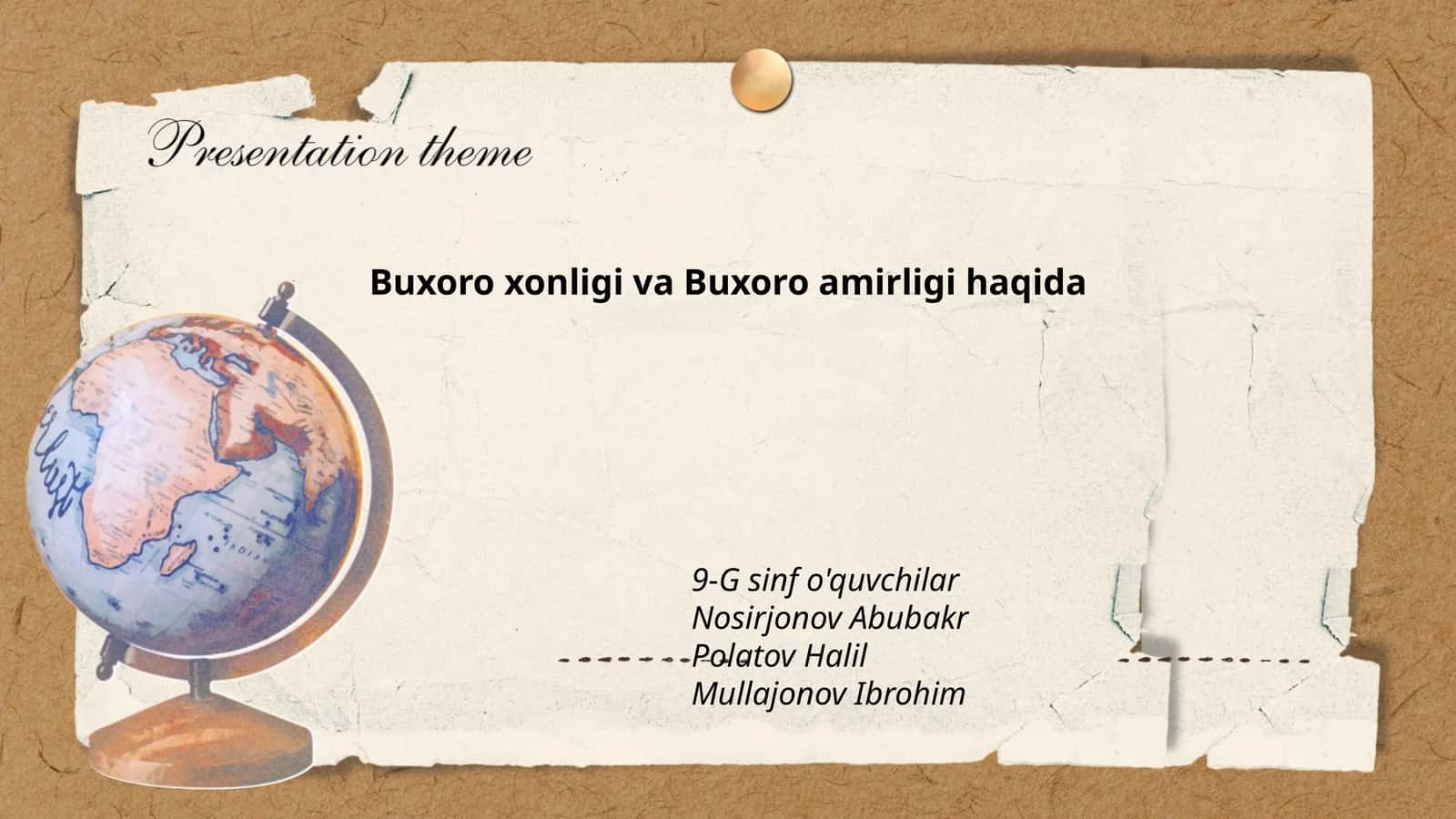 Buxoro xonligi va Buxoro amirligi haqida 1