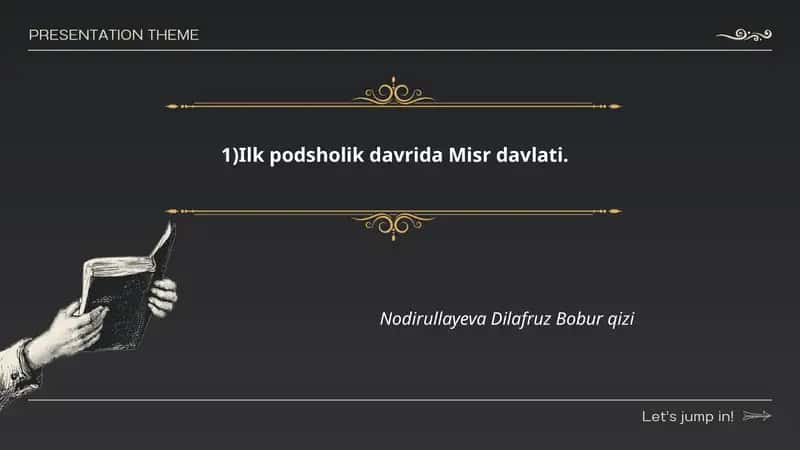 Misr Davlati Davri 1