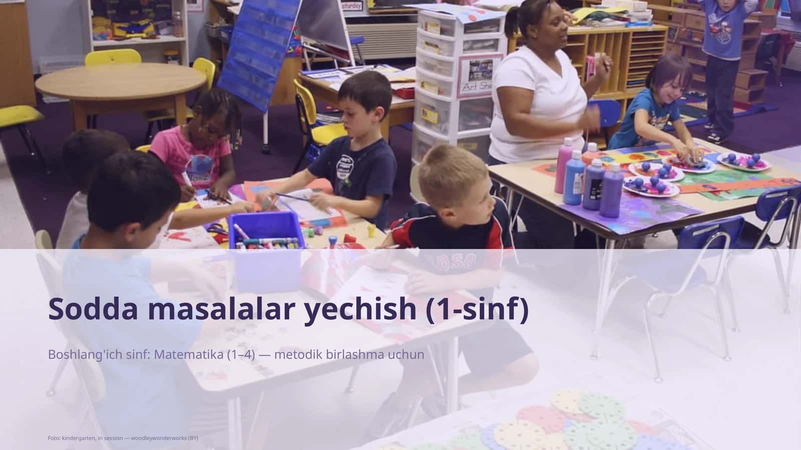 Sodda masalalar yechish (1-sinf) 1