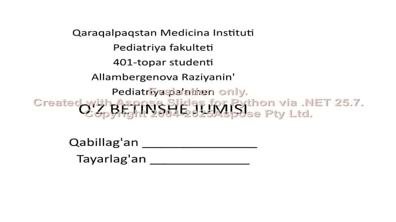 Balalarda ótkir júrek jetispewshiligi 1
