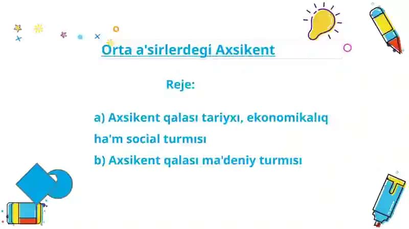 Axsikent qalasi tariyxı