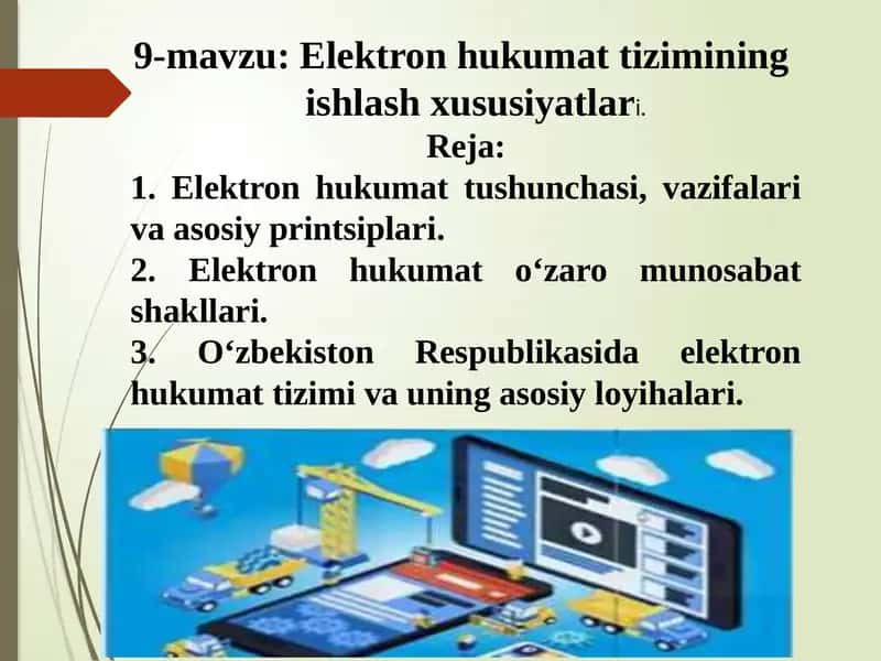 Elektron hukumat tizimi 1