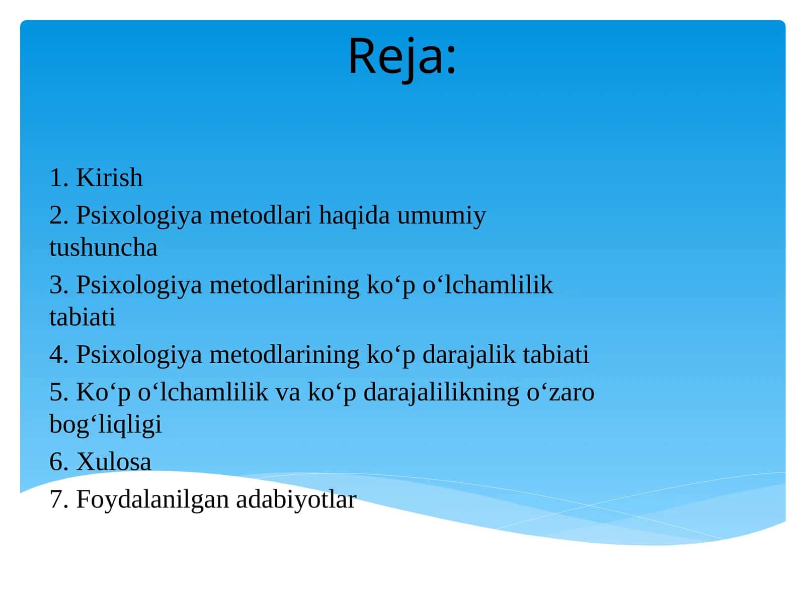 Psixologiya metodlari 1