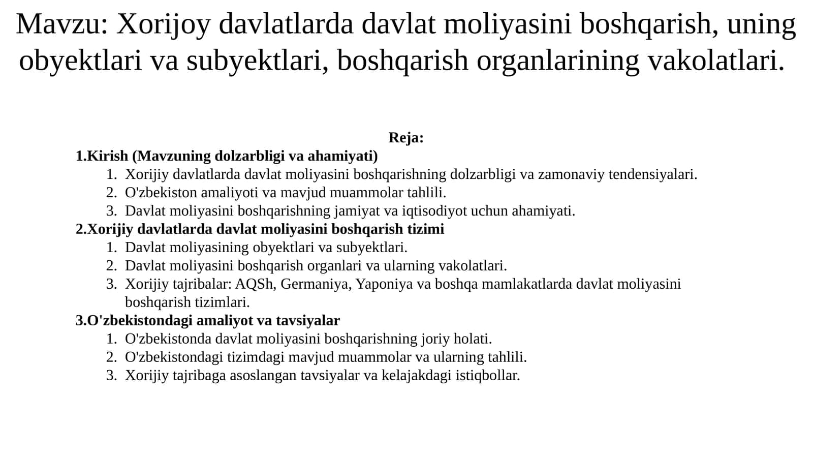 Xorijoydavlatlardadavlatmoliyasiniboshqarish 1