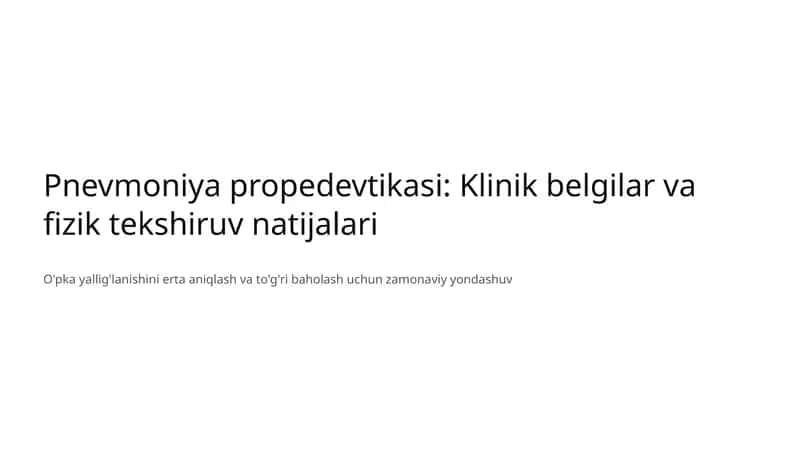 Pnevmoniya propedevtikasi 1