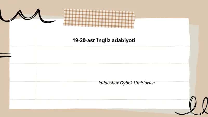 19-20-asr Ingliz adabiyoti 1