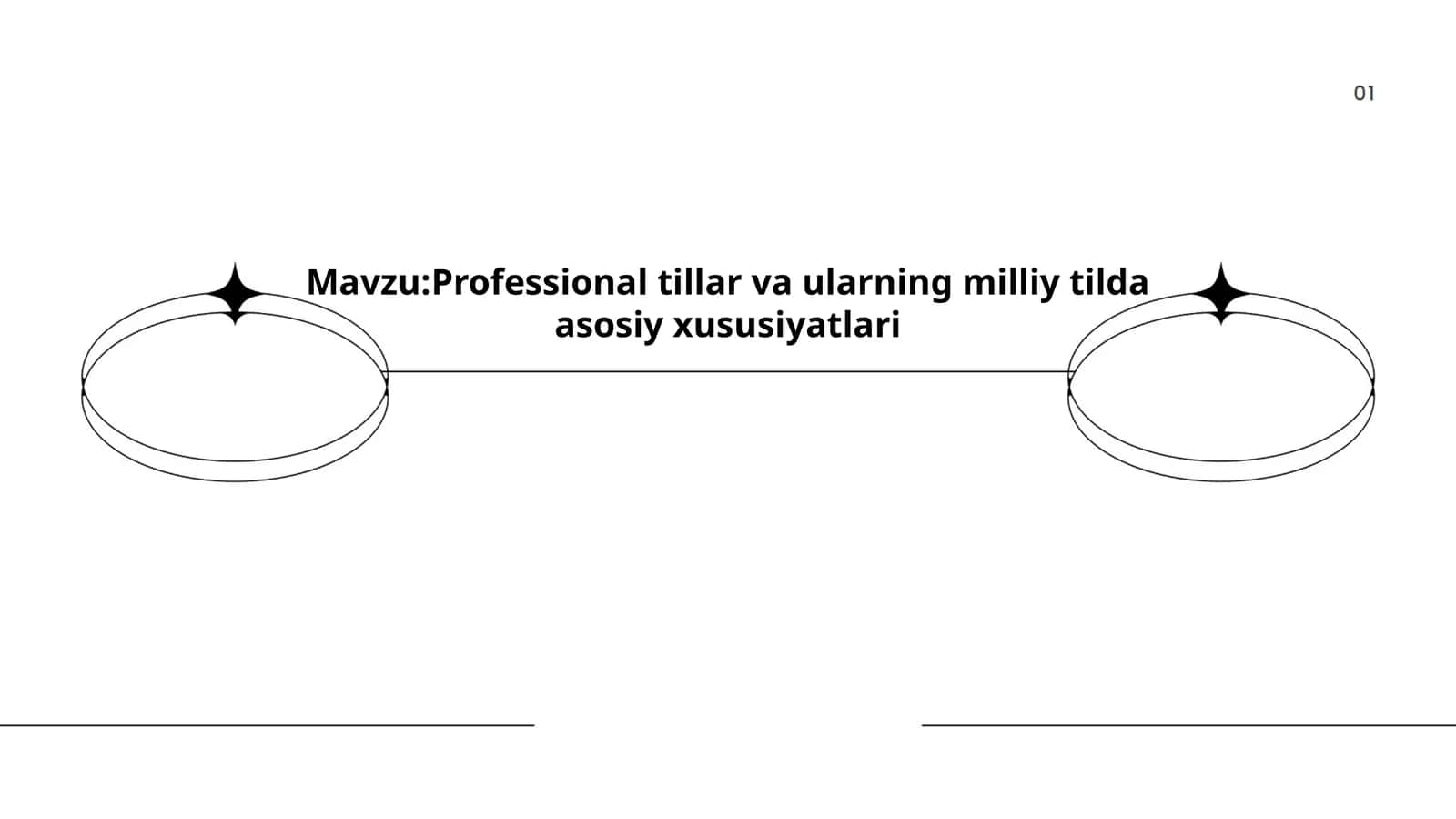 Professional tillar va ularning milliy tilda asosiy xususiyatlari 1