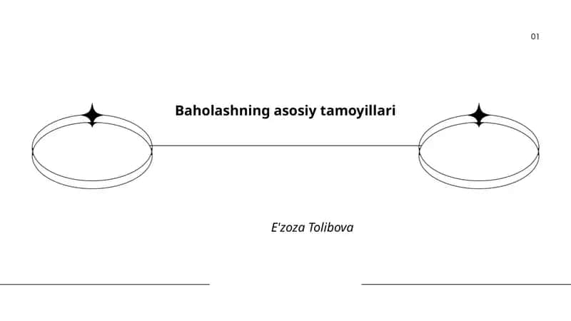 Baholashning asosiy tamoyillari 1