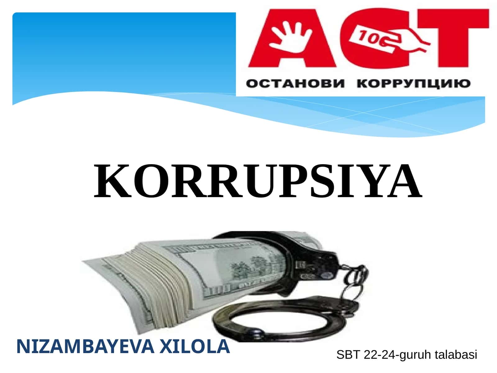 KORRUPSIYA 1