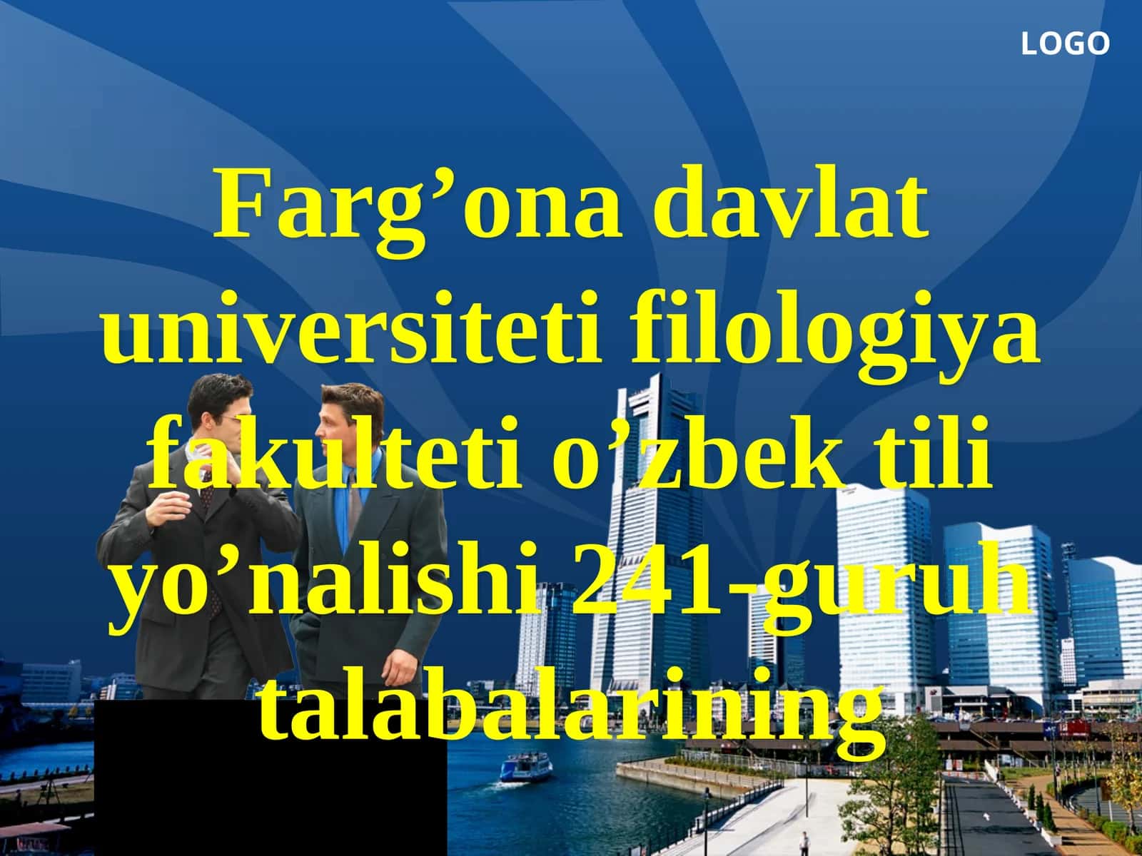 “SOLIQ VA SOLIQQA TORTISH” FANIDAN Taqdimot ishi 1