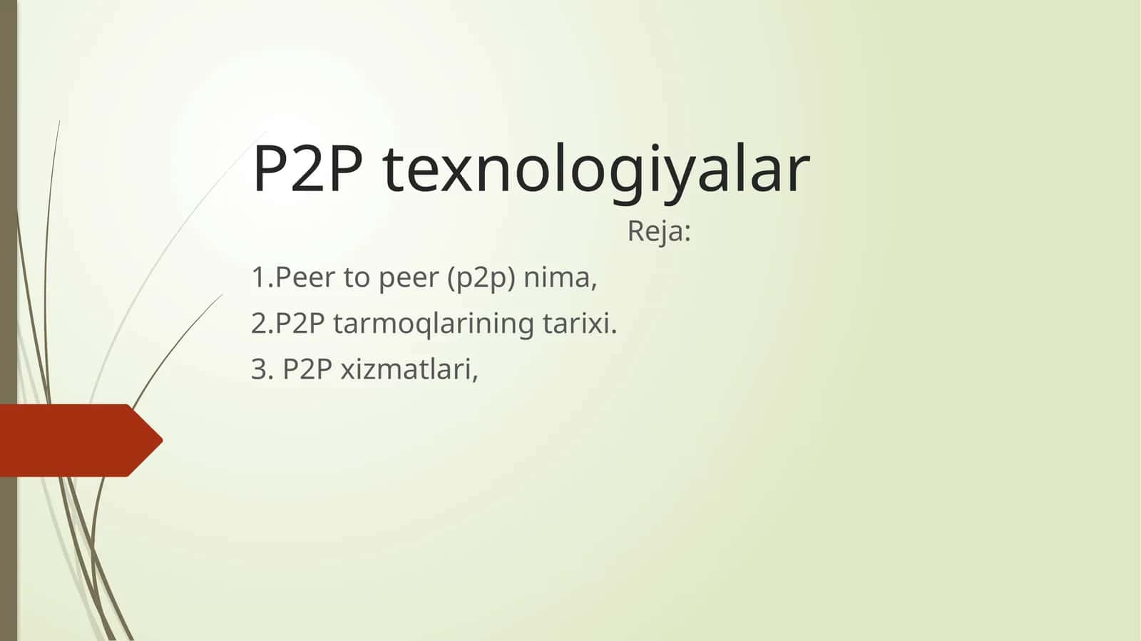 P2Ptexnologiyalar 1