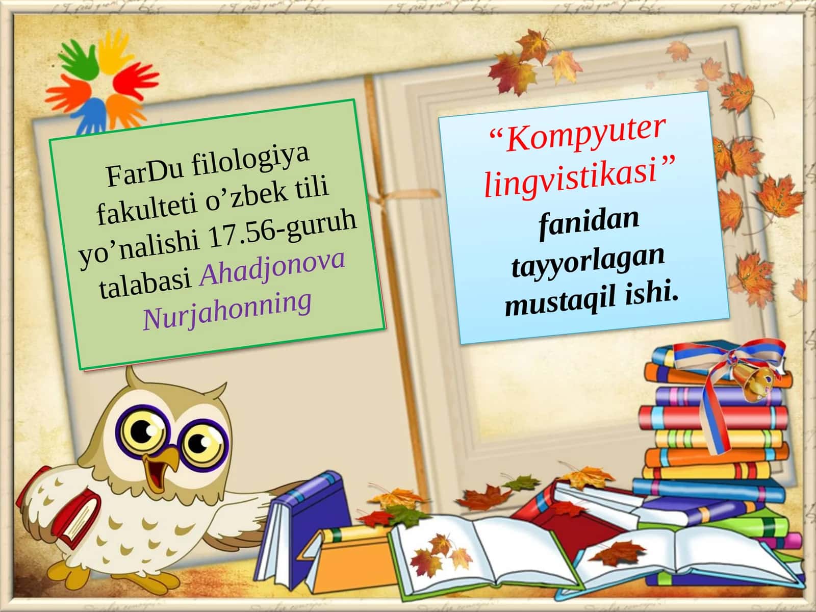 Kompyuterlingvistikasi 1