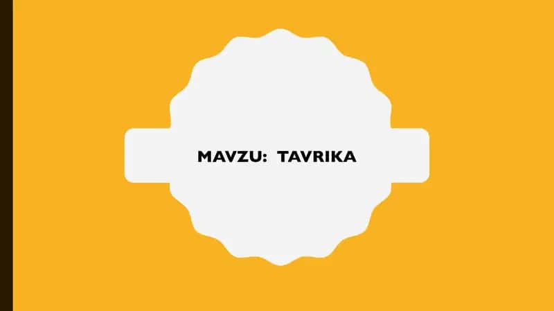 TAVRIKA 1