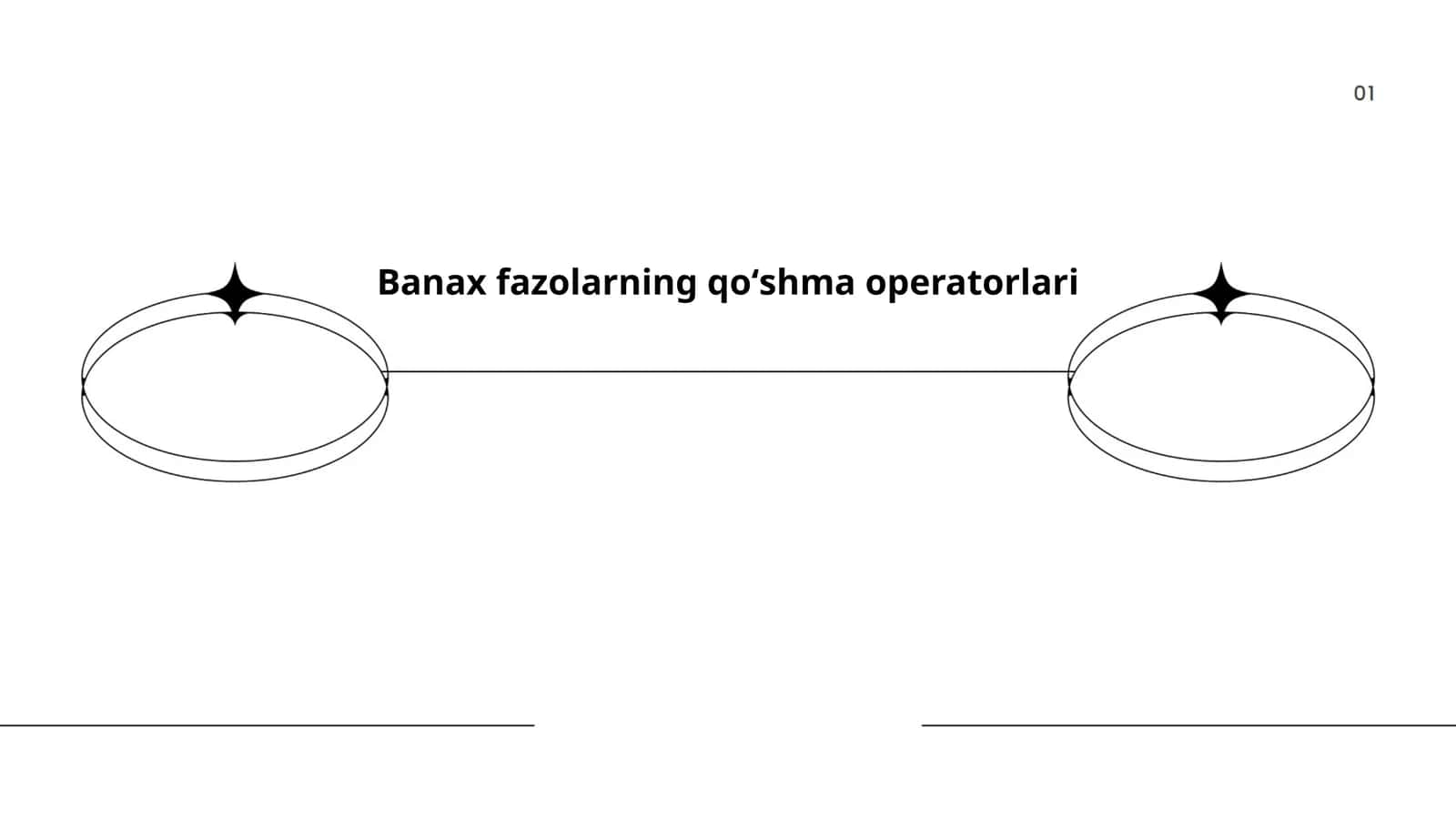 Banax fazolarning qoʻshma operatorlari 1
